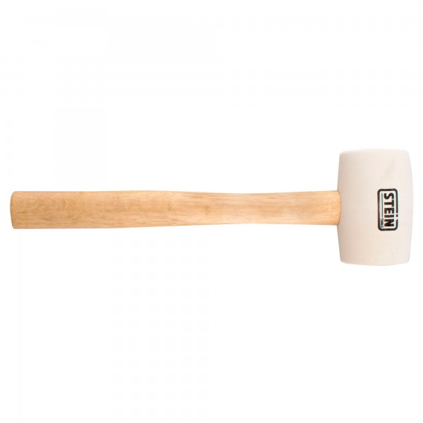 Maza goma m/madera blanca 450gr. 