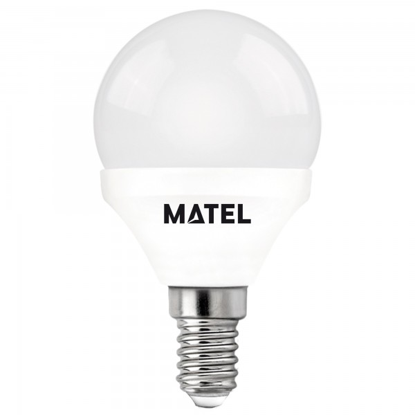 Bomb.led esferica  e14  6w.fria (caja de 10 unidades)