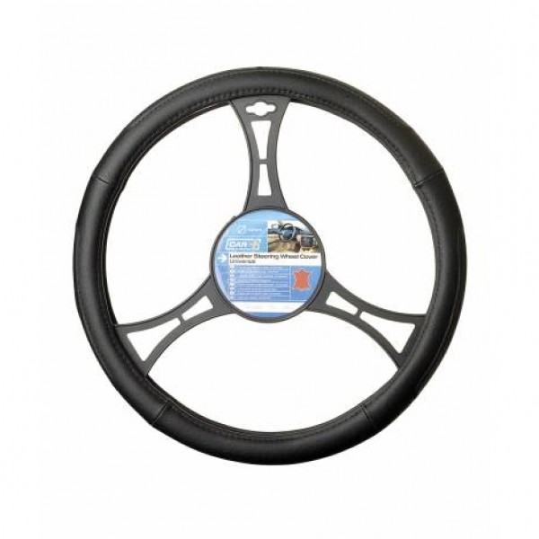 Funda de volante furgoneta hilo negro