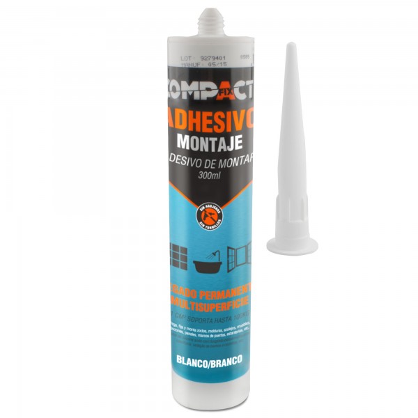 Adhesivo montaje beige 350gr.