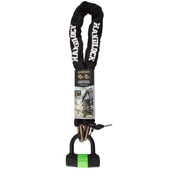 Candado moto cadena forr. 10x1000mm.