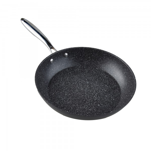 Sarten al.f. m/inox. piedra 32 cm. (caja de 2 unidades)