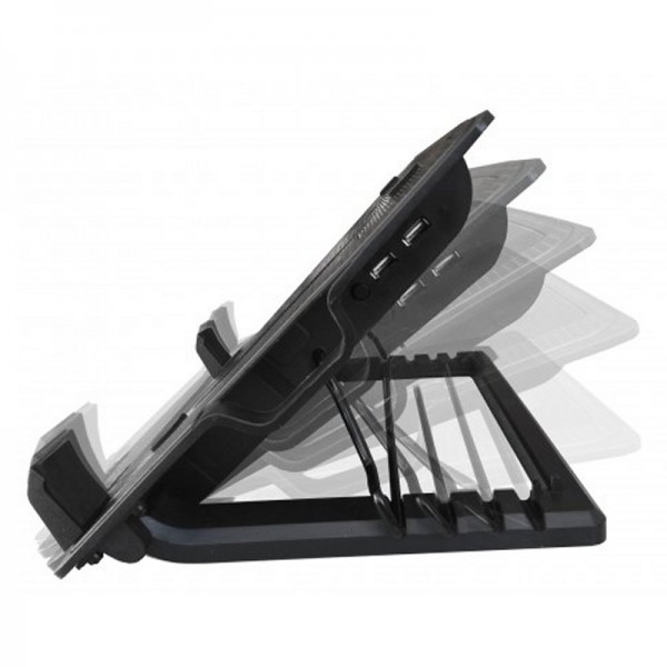 Ewent ew1258 soporte ventilador portatil 17"+2 usb