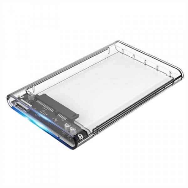 Coolbox caja hdd 2.5" sct-2533 usb3.0 transparente