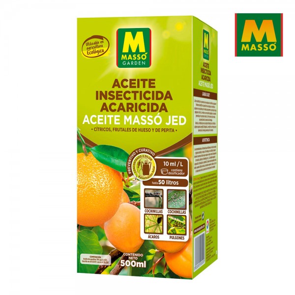 Insecticida acaricida, aceite concentrado a diluir, 500 ml