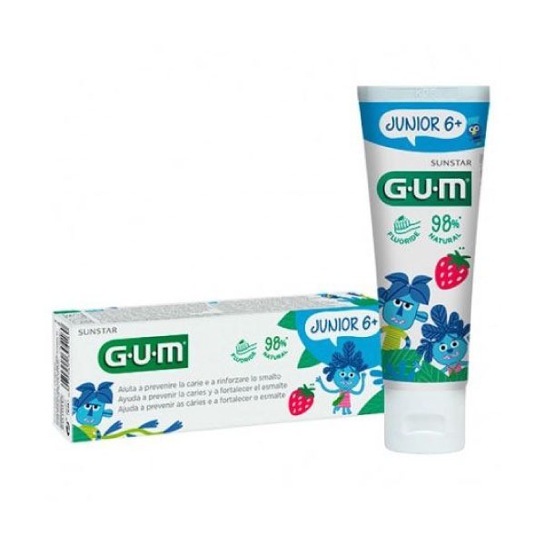 GUM Junior Gel Dental Fresa +6 Años 50ml