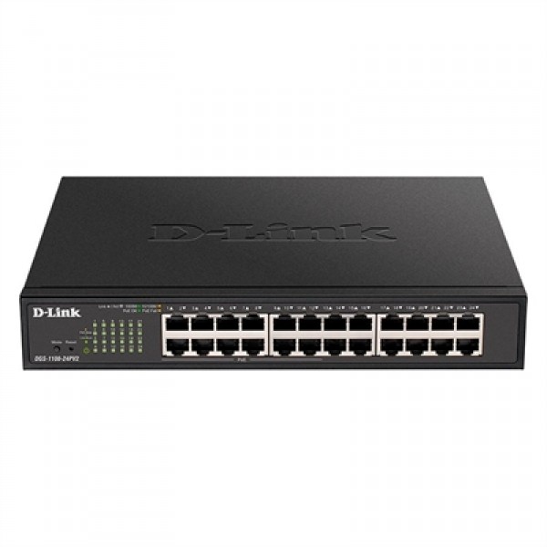 D-link dgs-1100-24pv2/e switch 12xgb poe 12xgb