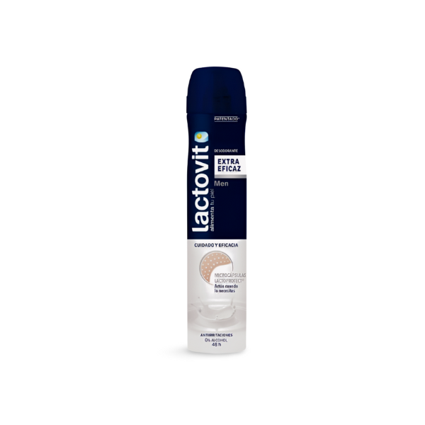 Lactovit desodorante spray Men Re-Fuerza y Protege 200 ml