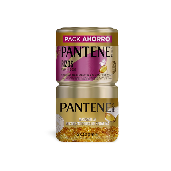 Pantene mascarilla Rizos Perfectos 2x300ml Duplo