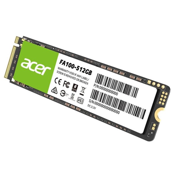 Acer ssd fa100 512gb pcie gen3 m.2