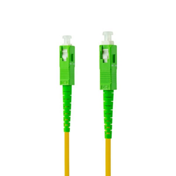 Nanocable cable fibra sc/apc lszh amarillo 10m