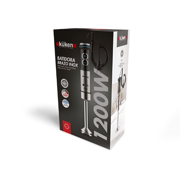 Batidora brazo 1200w. c/vaso kuken