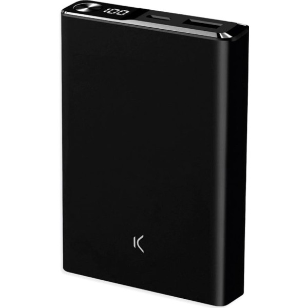Ksix bpb10000mag01n negro / powerbank 10.000 mah / compatible con magsafe