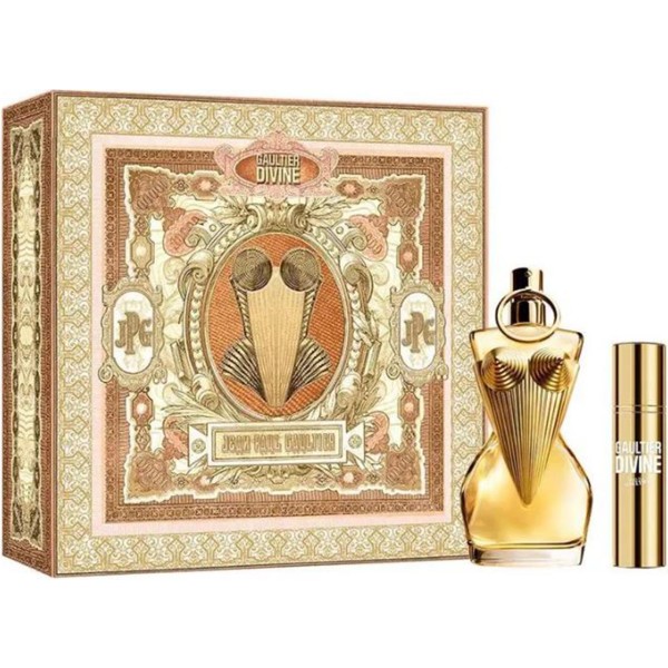 Jean paul gaultier divine eau de parfum 10ml vaporizador + miniatura 10ml