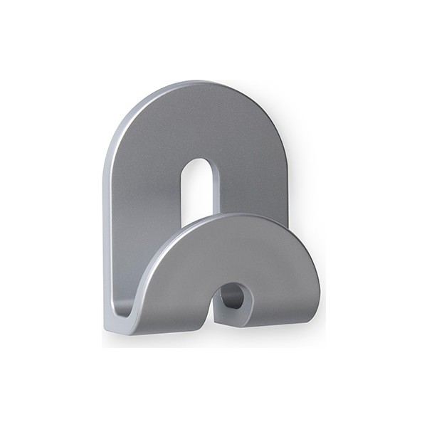 Colgador adhesivo calma cromo mate (pack 2 unidades)