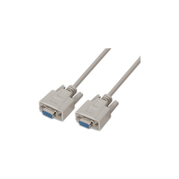 Aisens cable serie null modem db9/h-db9/h 1.8m