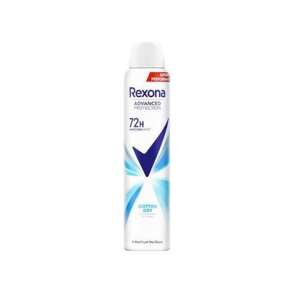 Rexona desodorante cotton dry 200ml