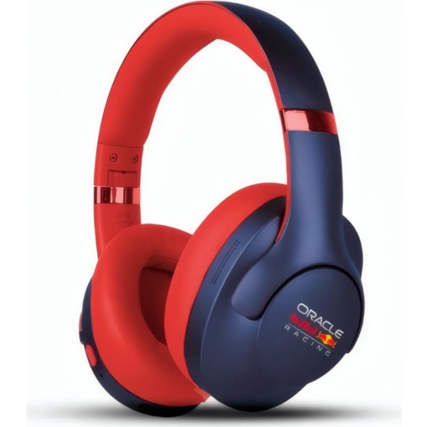 Red bull racing rb-hp130 rojo y azul / auriculares overear wireless