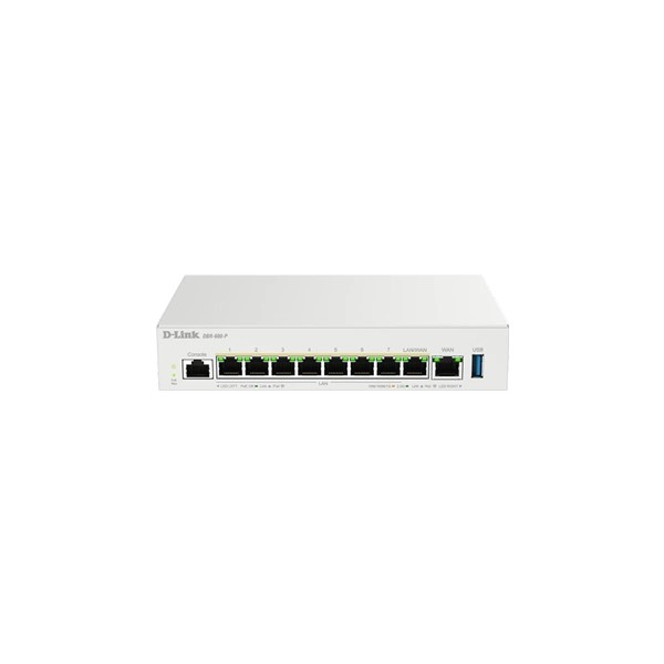 D-link dbr-600-p router poe 9x2.5g 120w