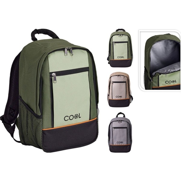 Nevera tipo mochila 10 l, colores surtidos 23 x 15 x 36 cm