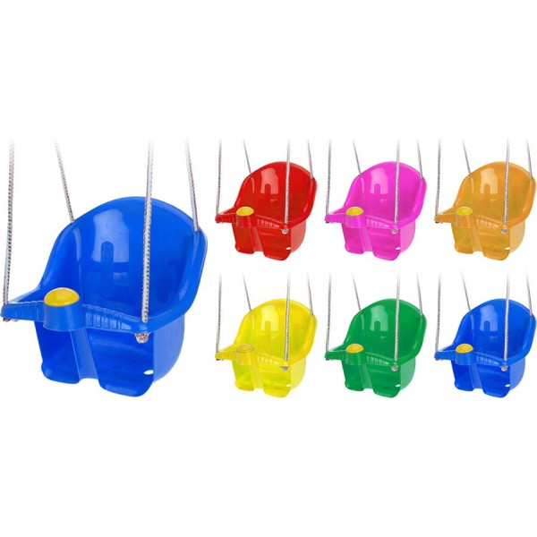 Columpio con cuerda, colores surtidos, 350 x 400 x 340 mm