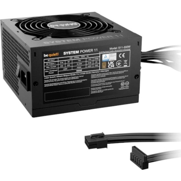 Be quiet! fuente system power 11 550w 20+4 p atx